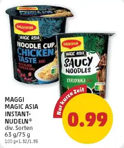 PENNY Maggi Magic Asia Instant-Nudeln Angebot