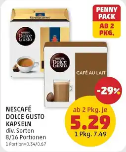 PENNY Nescafé Dolce Gusto Kapseln Angebot