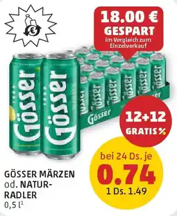 PENNY Gösser Märzen od. Naturradler Angebot