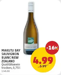 PENNY Makutu Bay Sauvignon Blanc New Zealand Angebot