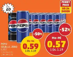 PENNY Pepsi Cola od. Zero Angebot