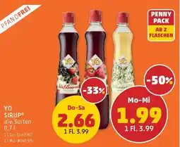 PENNY YO SIRUP Angebot