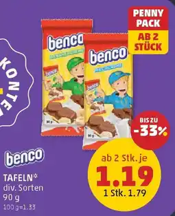 PENNY benco TAFELN Angebot