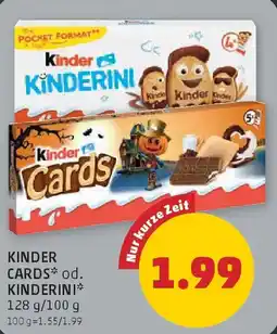 PENNY Kinder Cards od. Kinderini Angebot