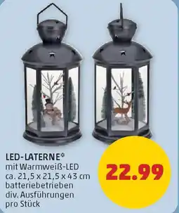 PENNY LED-LATERNE* mit Warmweiß-LED Angebot