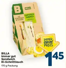 Billa BILLA immer gut Sandwich Ei-Schnittlauch Angebot
