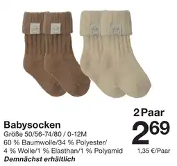 Zeeman Babysocken Angebot