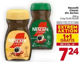 Billa Nescafé Classic Angebot