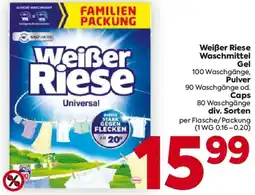 Billa Weißer Riese Waschmittel Gel Universal Angebot