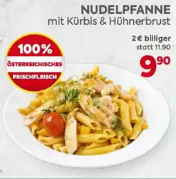 Billa Nudelpfanne mit Kürbis & Hühnerbrust Angebot