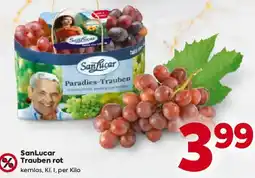 Billa SanLucar Trauben rot Angebot