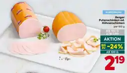 Billa Berger Putenschinken od. Hühnerschinken Angebot