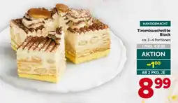 Billa Tiramisuschnitte Block Angebot