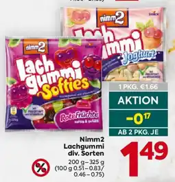 Billa Nimm2 Lachgummi Angebot