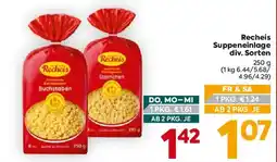 Billa Recheis Suppeneinlage Angebot