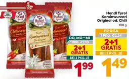 Billa Handl Tyrol Kaminwurzel Original od. Chili Angebot