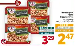 Billa Handl Tyrol Feine Speckwürfel Angebot