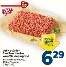 Billa Ja! Natürlich Bio-Faschiertes vom Weidejungrind Angebot