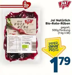 Billa Ja! Natürlich Bio-Rote-Rüben Angebot
