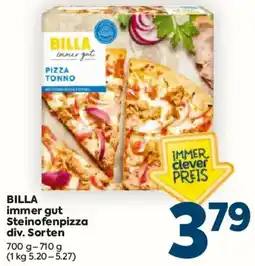 Billa BILLA immer gut Steinofenpizza Angebot