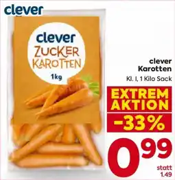 Billa clever Karotten Angebot