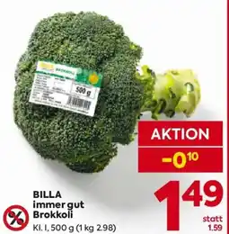 Billa BILLA immergut Brokkoli Angebot