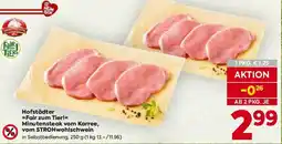 Billa Hofstädter Fair zum Tier! Minutensteak vom Karree, vom STROHwohlschwein Angebot