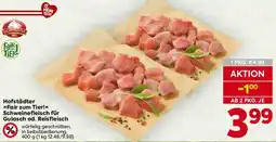 Billa Hofstädter Fair zum Tier! Schweinefleisch für Gulasch od. Reisfleisch Angebot