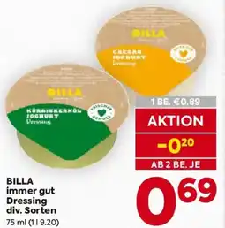 Billa BILLA immer gut Dressing Angebot