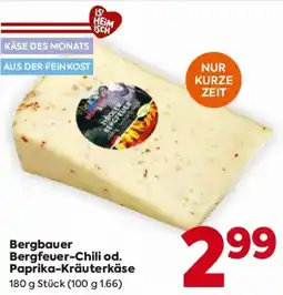 Billa Bergbauer Bergfeuer-Chili od. Paprika-Kräuterkäse Angebot