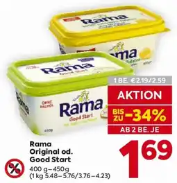 Billa Rama Original od. Good Start Angebot