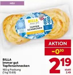 Billa BILLA immer gut Topfenschnecken Angebot