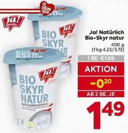 Billa Ja! Natürlich Bio-Skyr natur Angebot
