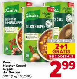 Billa Knorr Meister Kessel Suppe Angebot