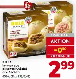 Billa BILLA immer gut pikante Knödel Angebot