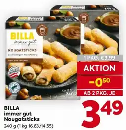 Billa BILLA immer gut Nougatsticks Angebot