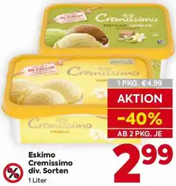 Billa Eskimo Cremissimo Angebot