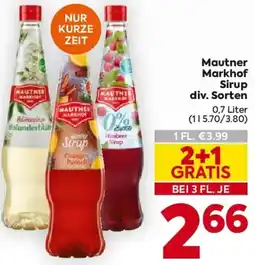Billa Mautner Markhof Sirup Angebot