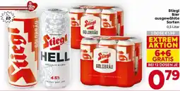 Billa Stiegl Bier ausgewählte Sorten Angebot