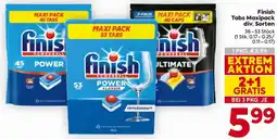 Billa Finish Tabs Maxipack Angebot
