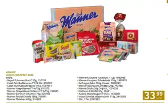 Manner geschenkkarton 2026