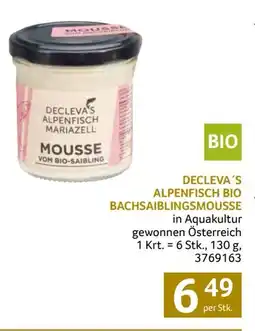 Transgourmet Decleva's alpenfisch bio bachsaiblingsmousse Angebot