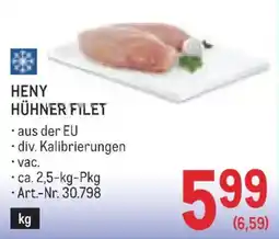 Metro HENY HÜHNER FILET Angebot