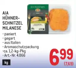 Metro AIA Hühnerschnitzel Milanese Angebot