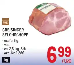 Metro Greisinger Selchschopf Angebot