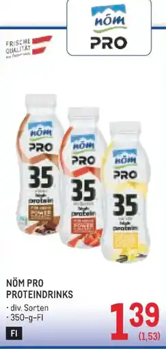 Metro Nöm Pro Proteindrinks Angebot