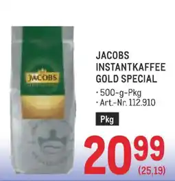 Metro Jacobs Instantkaffee Gold Special Angebot