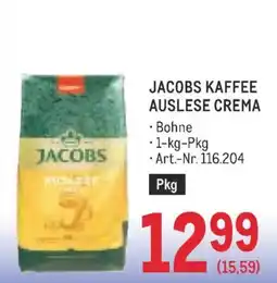 Metro Jacobs Kaffee Auslese Crema Angebot