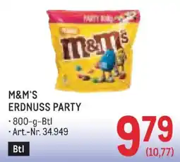 Metro M&M'S ERDNUSS PARTY Angebot