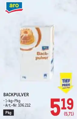 Metro aro Backpulver Angebot